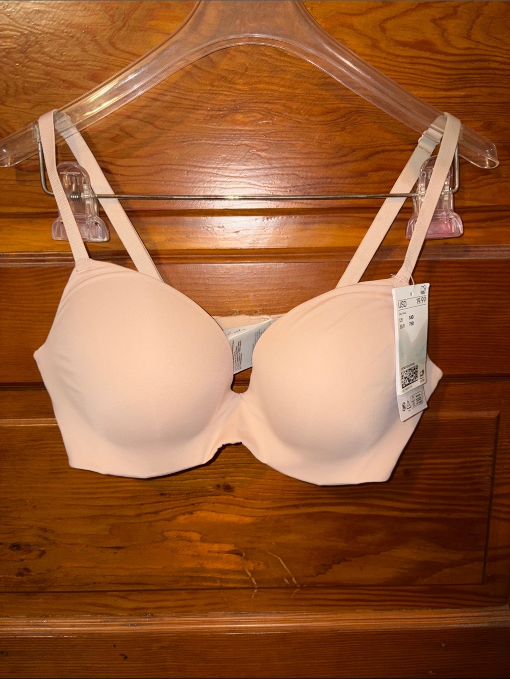 NWT H&M Nude T-Shirt Bra